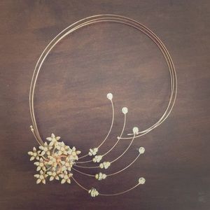 Unique hand made wire wrap-necklace